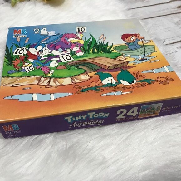 Milton Bradley Tiny Toon Adventures Puzzle 24‎ Pieces Vintage Diving Competition - Picture 5 of 10
